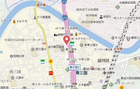 【地図】 | パークヒルズ東三国ヴィジョン
