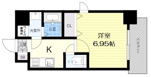 【間取り】 | フォーリアライズ難波シエロ