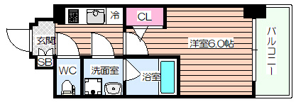 【間取り】 | エスリードレジデンス梅田マークス