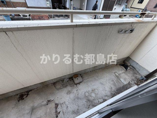 ハイツ片山のバルコニー