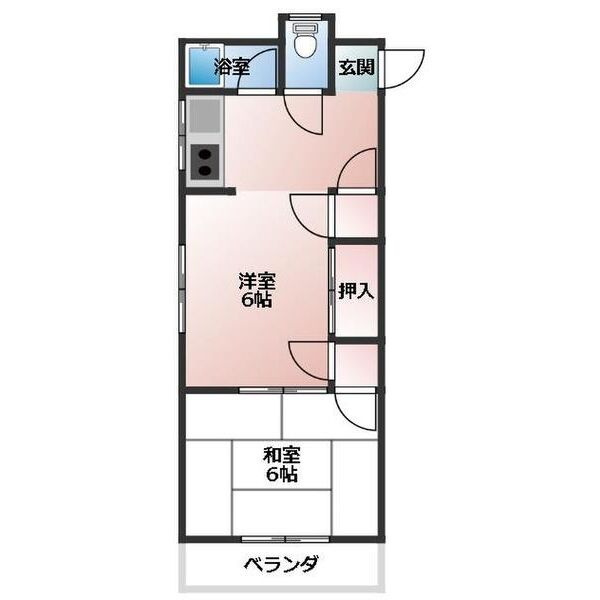 ハイツ片山の間取り