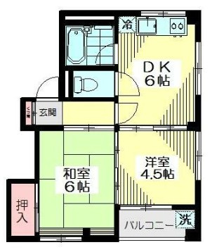 新井マンションの間取り