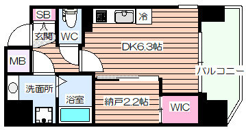 【間取り】 | ソルテラス阿波座ウィズ