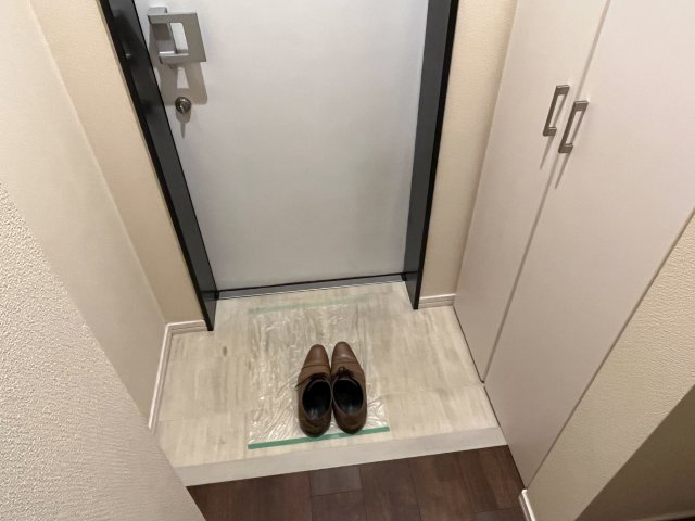 黒川邸の玄関