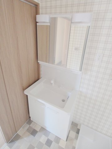 レジデンス花柳　B棟の独立洗面台