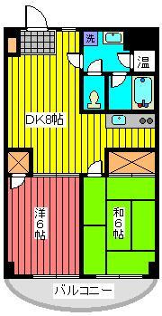 滝野川フラワーハイツの間取り