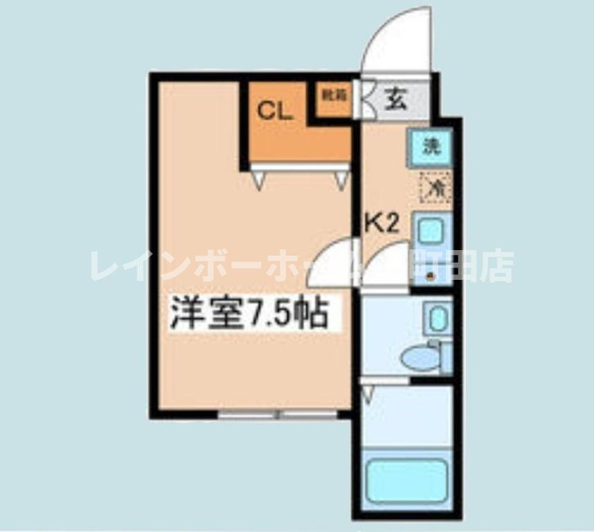 NEXIA海老名※初期費用分割後払いサービス利用可能物件の間取り