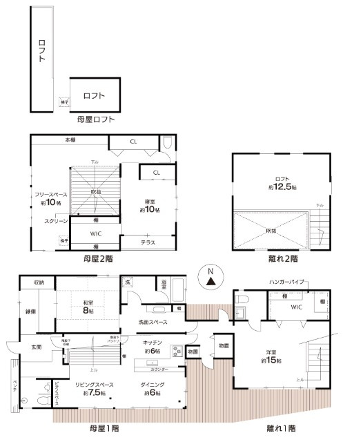 静市市原町の間取り