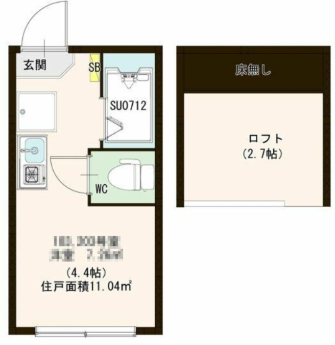 ソレイユ北赤羽の間取り