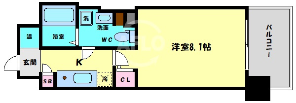 グラマシー京橋（旧エコロジー京橋レジデンス）の間取り|グラマシー京橋　間取り