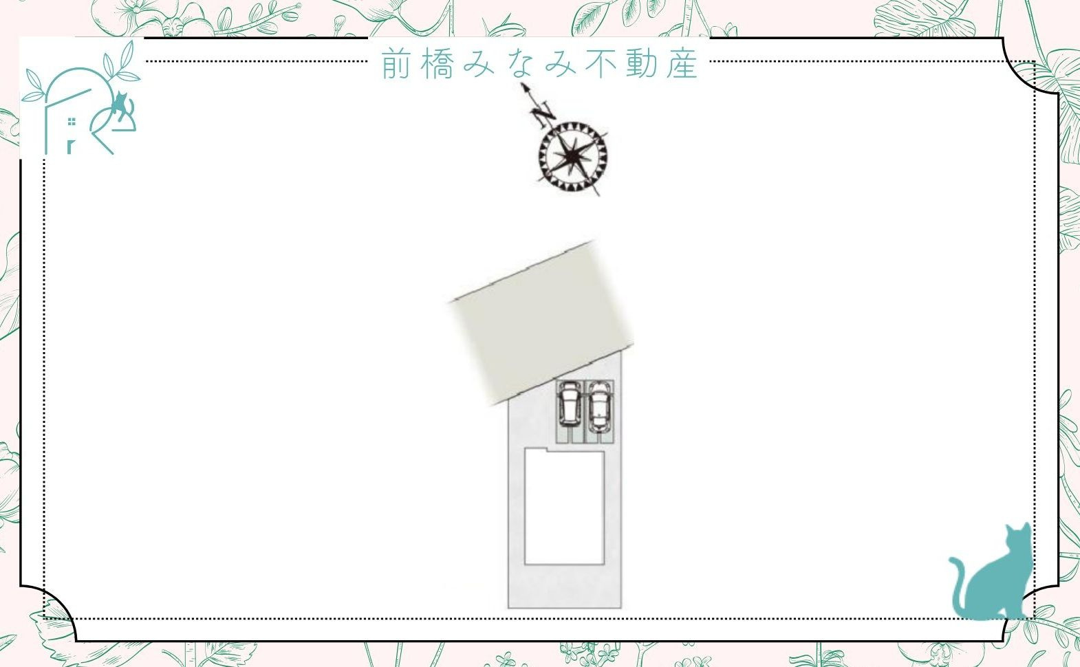【新築】高崎市片岡町第10期　２号棟(全６棟)　ワイウッドコート　新築建売分譲の区画図
