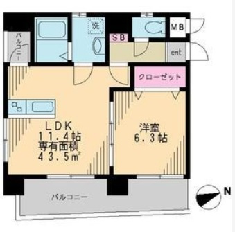 ベルウッド浅草の間取り