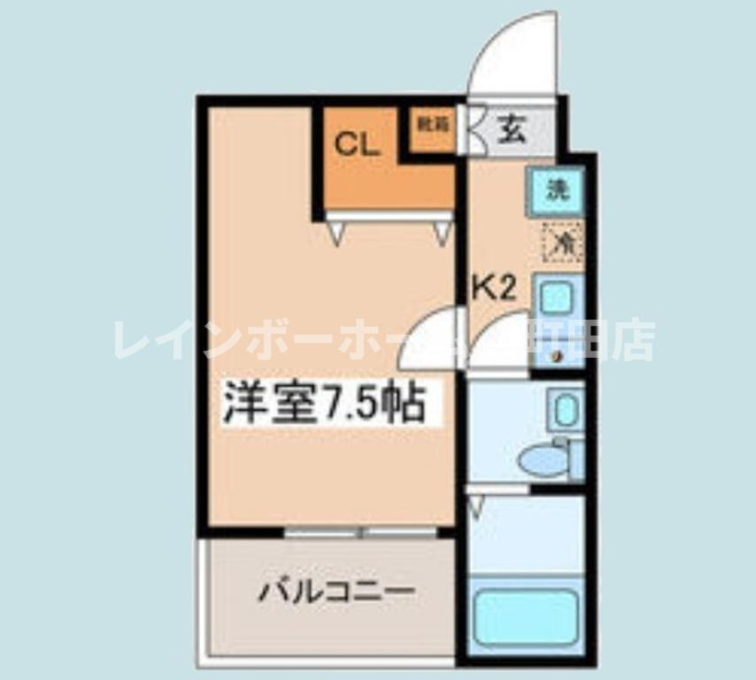 NEXIA海老名※初期費用分割後払いサービス利用可能物件の間取り