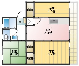 【間取り】 | アシストシーサイドマンション
