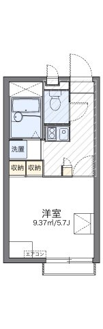 レオパレスフローラⅡの間取り