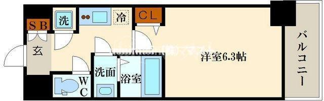 ファーストフィオーレ難波南パークサイドの間取り