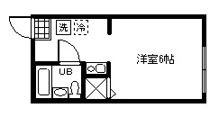 府中市紅葉丘１丁目のアパートの間取り