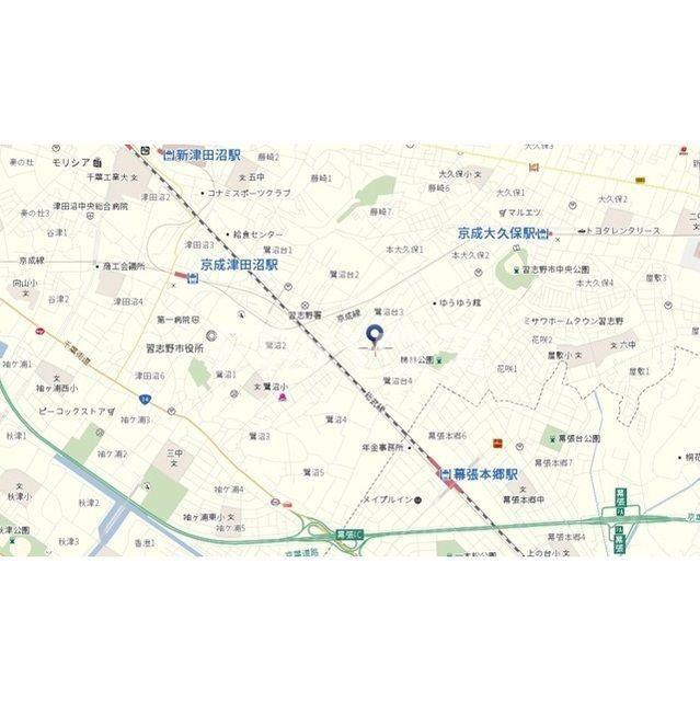 アムールライフタウンの地図