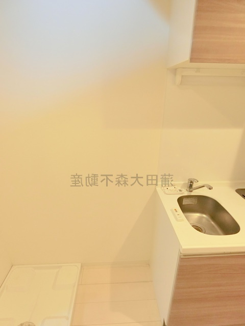 ウェルスクエア蒲田EASTのキッチン|冷蔵庫置き場