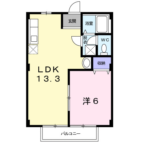 グリーンハイツカワムラの間取り