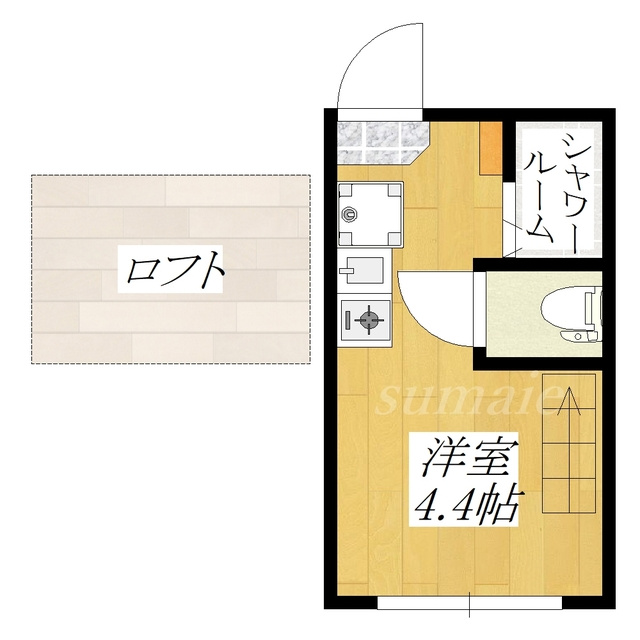 ソレイユ北赤羽の間取り|はやりのコンパクトワンルーム★