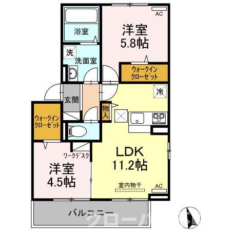 サン・アヴニールの間取り