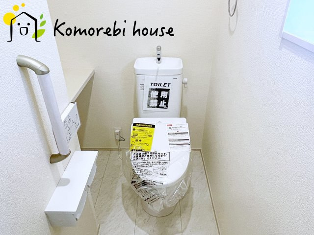 上尾市今泉　5期　新築一戸建て　ブルーミングガーデン　02のトイレ|2026.9.19撮影済み