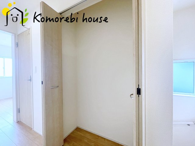 上尾市今泉　5期　新築一戸建て　ブルーミングガーデン　02の収納|2026.9.19撮影済み