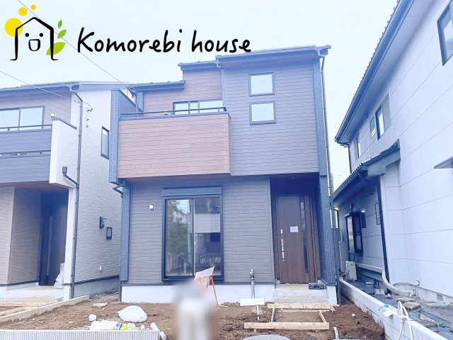 上尾市今泉　5期　新築一戸建て　ブルーミングガーデン　02の外観|2026.9.19撮影済み