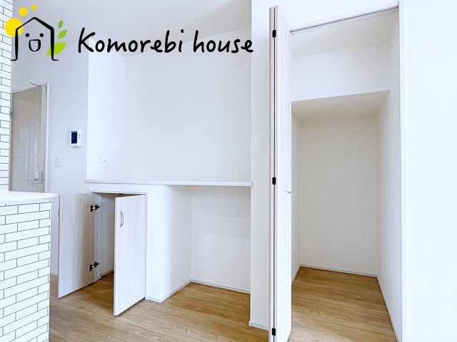 上尾市今泉　5期　新築一戸建て　ブルーミングガーデン　02の収納|2026.9.19撮影済み