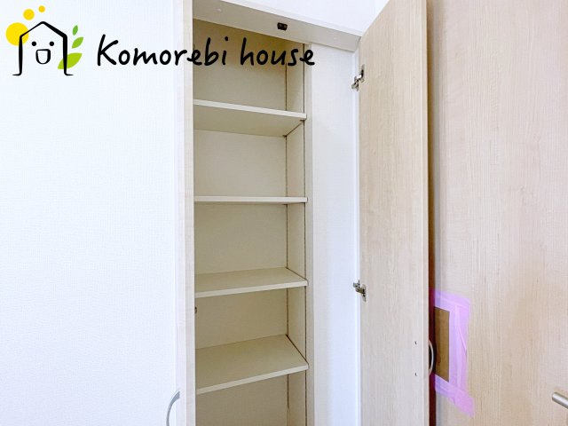 上尾市今泉　5期　新築一戸建て　ブルーミングガーデン　02の収納|2026.9.19撮影済み