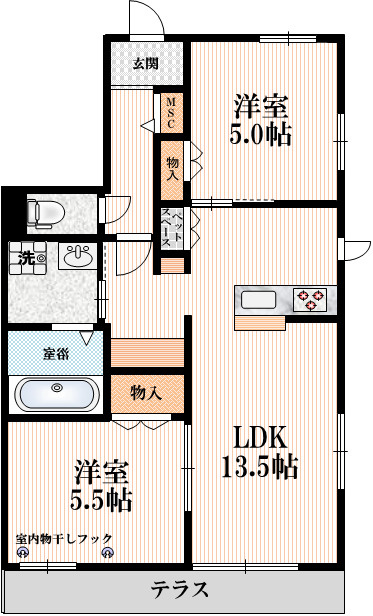 レオーノの間取り