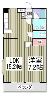 【間取り】 | ファーストヒルズⅡ | 間取りです。