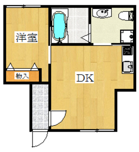 ザレジデンス東十条の間取り|１DKのお部屋です！