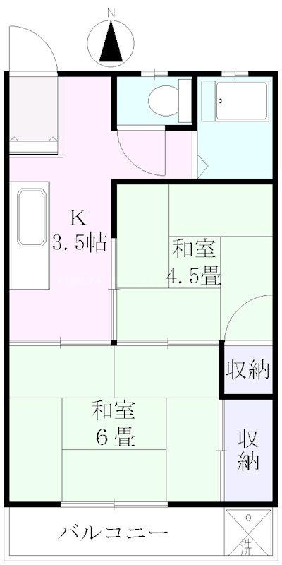 グリーンコーポの間取り