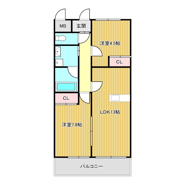 プリミエール荒井の間取り