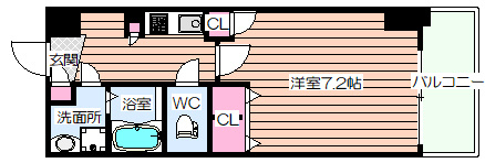 【間取り】 | アーバネックス南森町