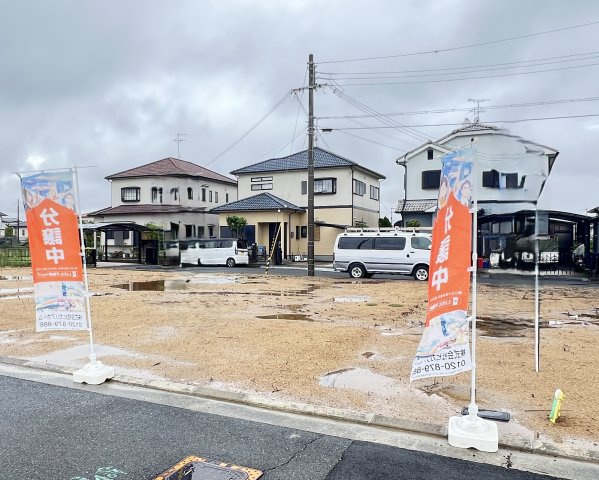 桜井市大福５区画　建築条件なし土地の外観|2026年9月8日現地写真