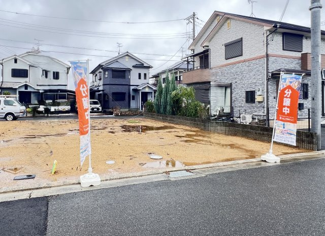 桜井市大福５区画　　建築条件なし土地の外観