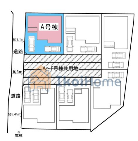 明石市大久保町八木　A号棟　新築戸建のその他|■区画図■
