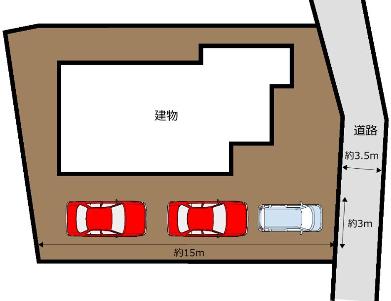 中古戸建　富士市伝法　Rの区画図