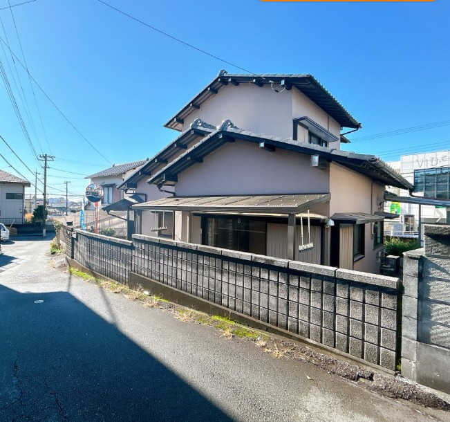中古戸建　富士市伝法　Rの前面道路含む現地写真|

