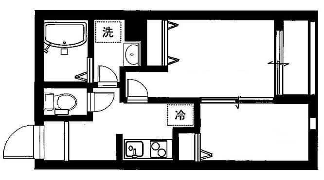 Belleville Sasazukaの間取り|間取りです。