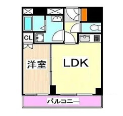 霞町五番館の間取り|間取りです。