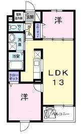 セシリアの間取り|間取りです。