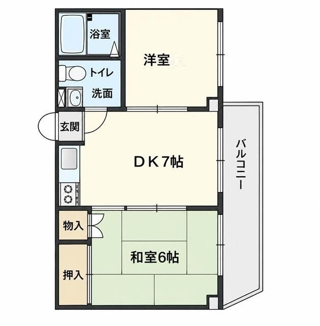 メゾンド琴の間取り|間取りです。