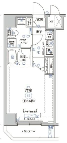 パティーナ住吉Triaの間取り