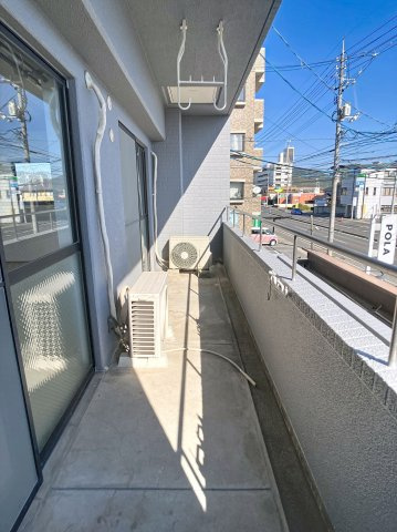さつきマンションのバルコニー