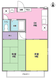 【間取り】 | フェリース旗の台