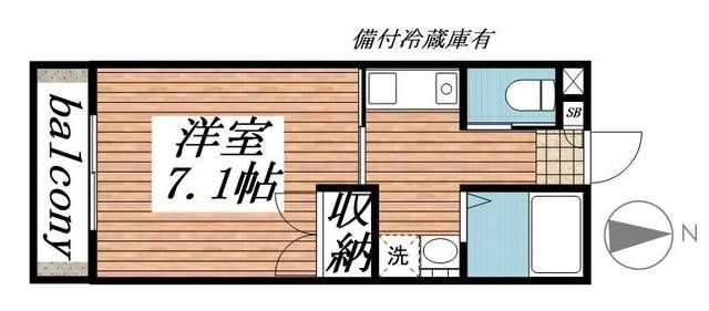 キチーム津田沼　ＡＮＮＥＸの間取り